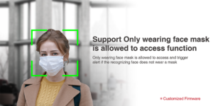 Support when wearing FACE MASK
