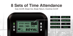 8 Set of Time Attendace