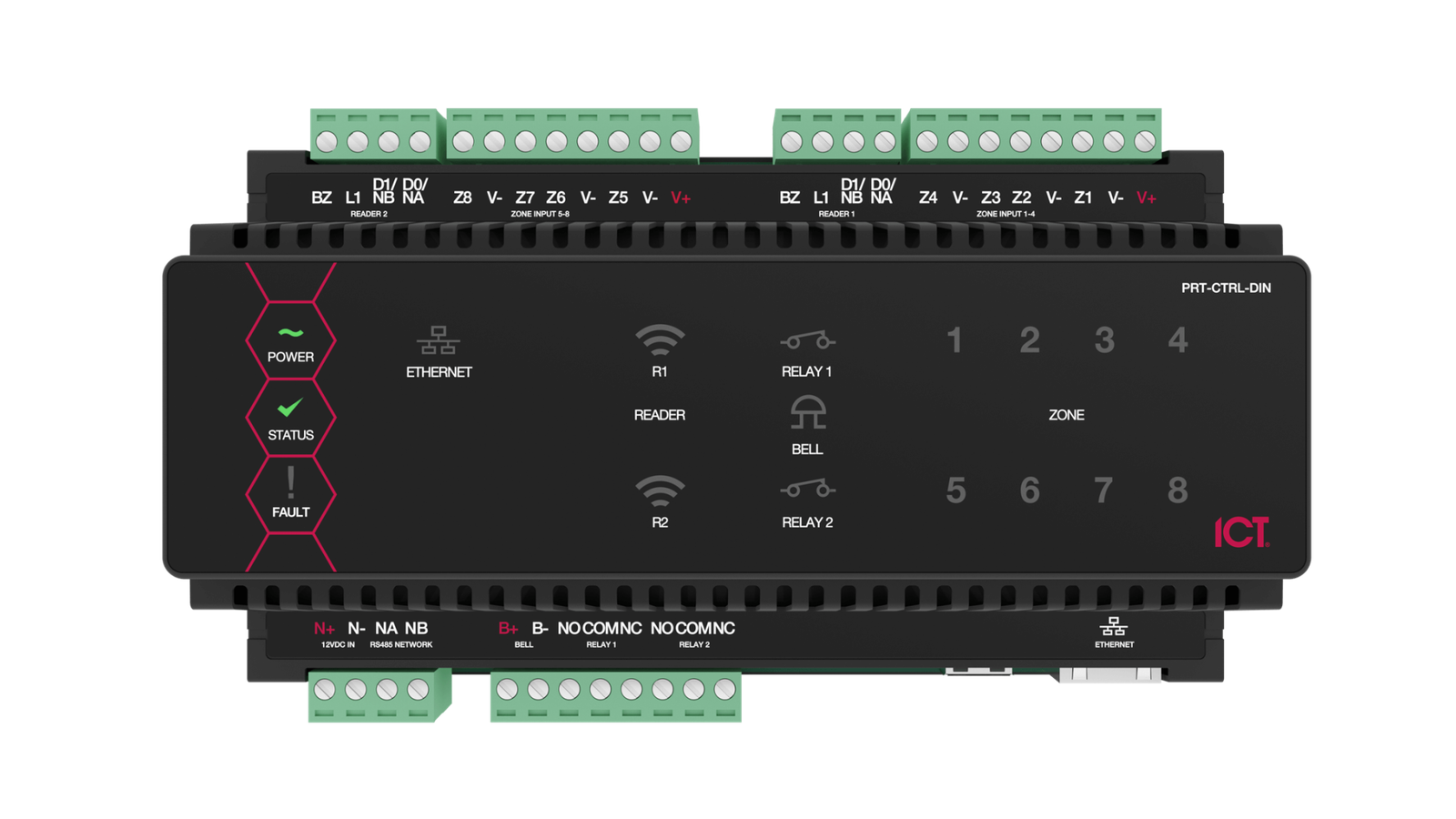 Protege GX DIN Rail System Controller (IP Only)