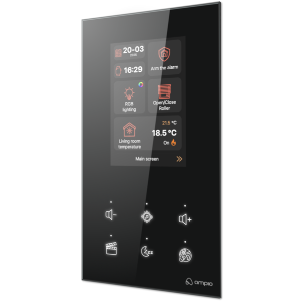 M-DOT-T6 6-Field Touchscreen Panel Module